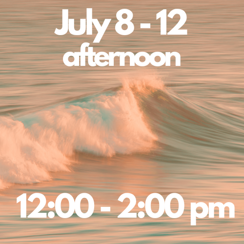 Kids Camp: JULY 08-12, 2024  | 12:00-2:00pm
