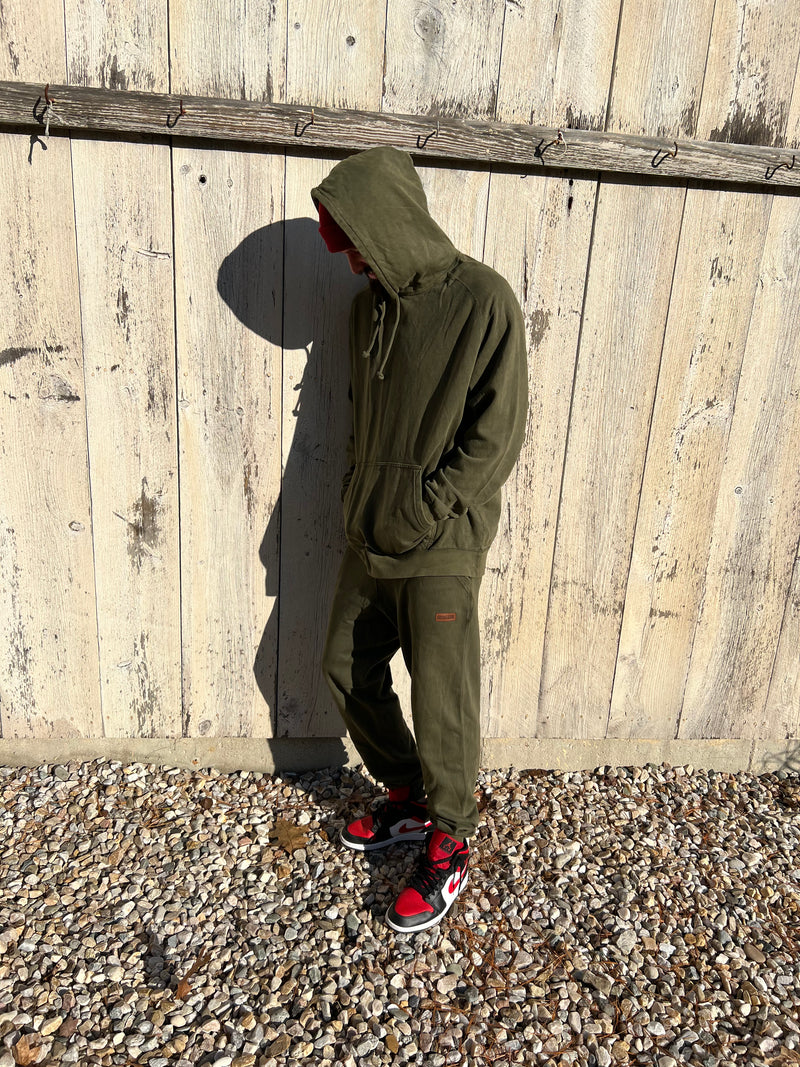 Limited Edition Vintage Olive SS Hoodie